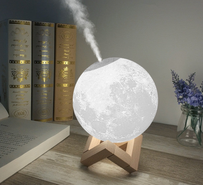 Creative Humidifier Ins Aromatherapy Moon Night Light