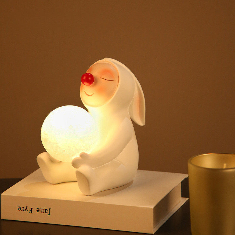 Creative Cute Moon Night Light Ornament