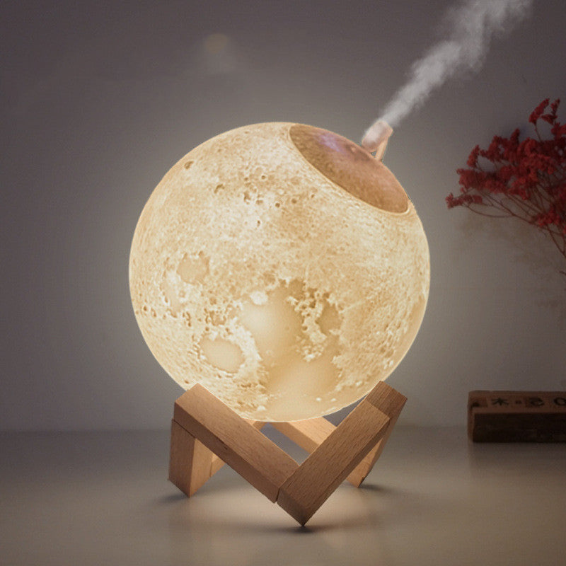 Creative Humidifier Ins Aromatherapy Moon Night Light