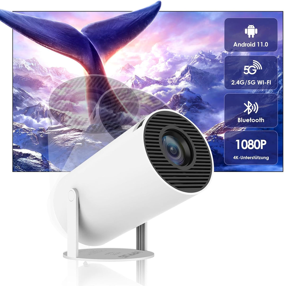 Portable 4K Projector Pro